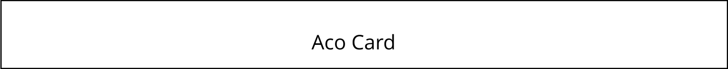 Aco Card